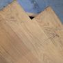 Solid Oak Dining Table with Removable Glass Top Image 9