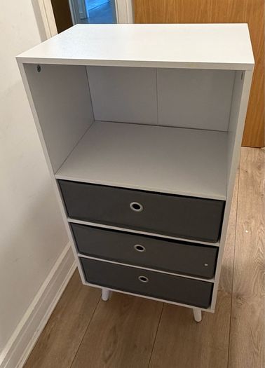 3 drawer storage and shelving