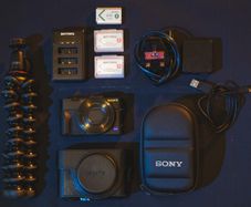 Sony RX100 II Compact Camera + Joby Gorillapod + 3 Batteries + Triple USB-C Charger