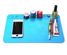 Heat Insulation Silicone Pad Desk Work Mat Tool For Soldering Iron Phone Repair