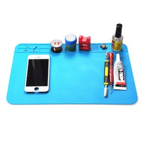 Heat Insulation Silicone Pad Desk Work Mat Tool For Soldering Iron Phone Repair