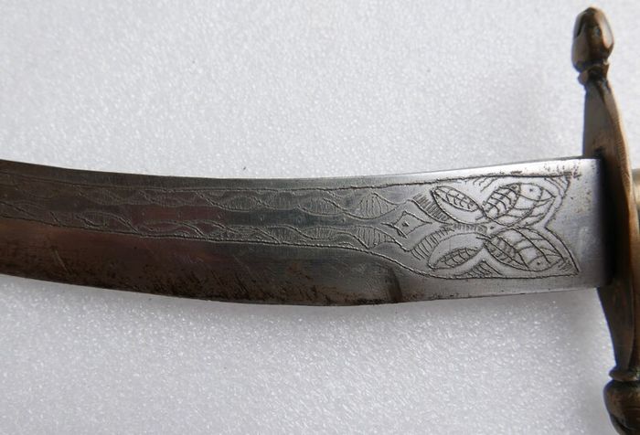 Vintage European Victory Pure Steel Knife Dagger Sword Antique