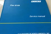 Fiat X1/9 Factory Service Manual