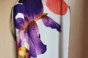French connection 100% silk flower print dress UK 12