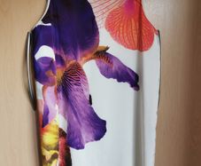 French connection 100% silk flower print dress UK 12
