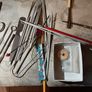 vintage sewing box and contents Image 9