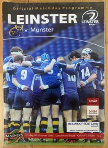 2006 Leinster v Munster - Magners League Programme