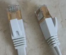 Cat 7 flat white cable @ 15mtrs