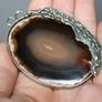 Vintage PENDANT with a large intaglio on Agate 3" Image 2