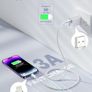 iPhone Charger Cable 2M 2Pack, MFi Certified Lightning Cable Fast iPhone Charging Cable Nylon iPhone Cable USB iPhone Charger Lead for iPhone 14 13 12 11 Pro Max XS XR X 8 7 6 Plus 5 SE,iPad Image 3
