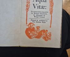 Aqua Vitae Dolmen press 1956