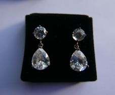 Sterling Silver 925 Drop & Dangle Earrings 3,8g