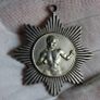 Antique Silver Boxing Medal 1928 Image 2