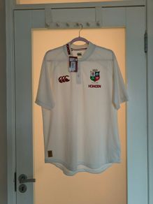 Canterbury British & Irish Lions 2025 Poly Polo shirt in Egret