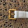 YSL white leather belt size L Image 5