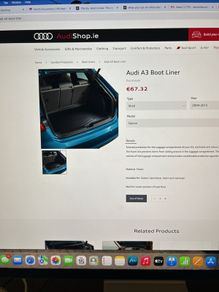 Car -> Audi A3 Boot Linet