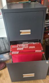 filing cabinet x2