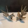 A Pair of Charles X Silver Plated Fighting Cockerels (C.1830) Image 3