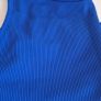 Blue top and skirt with split up side Image 9