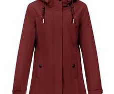 Brand New Women's Lightweight Transitional Softshell Coat Hooded Windbreaker Parka