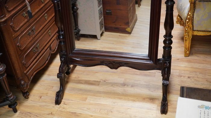 Mahogany Cheval Mirror