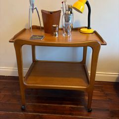 Vintage Mid-Century Danish Drinks Trolley / Bar Cart c1960