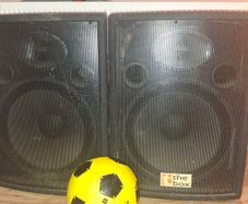 PAISECO High Performance 360-Watt PA Speakers with 15" Woofer and DualElectto-Dynami Drivern speakers
