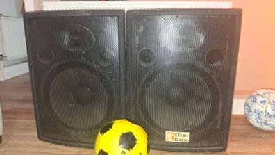PAISECO High Performance 360-Watt PA Speakers with 15" Woofer and DualElectto-Dynami Drivern speakers