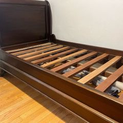 Mahogany Single Sleigh bed