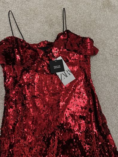 Zara red dress (S)