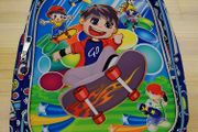 Childrens Bag Boy On A Skateboard Blue
