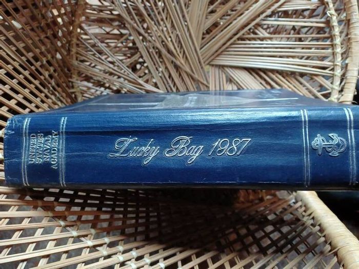 1987 Lucky Bag Yearbook United States Navy