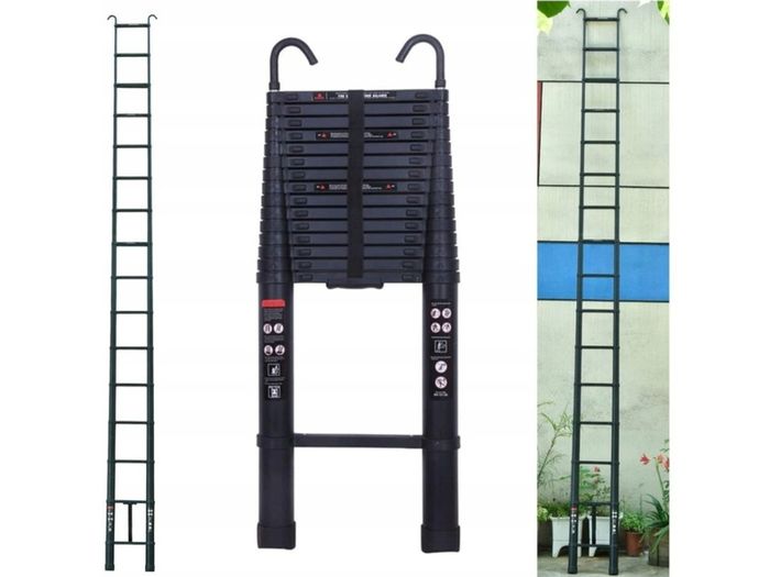 Telescopic Ladder Many Heights and Sizes