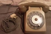 vintage telephone with extra ear piece