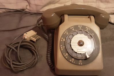 vintage telephone with extra ear piece