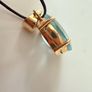 18k gold aquamarine pendant Image 4