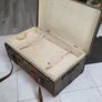 Large antique travel trunk - vintage storage Image 4