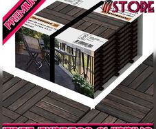 Acacia Hardwood Decking Tiles,Decking Board Espresso 30x30cm 10 Tiles MULTIPLE COLOURS AVAILABLE (FREE SHIPPING)