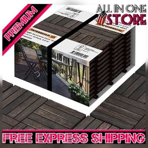 Acacia Hardwood Decking Tiles,Decking Board Espresso 30x30cm 10 Tiles MULTIPLE COLOURS AVAILABLE (FREE SHIPPING)