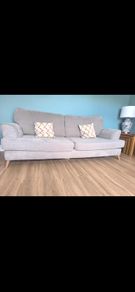 Sofa and foot stool