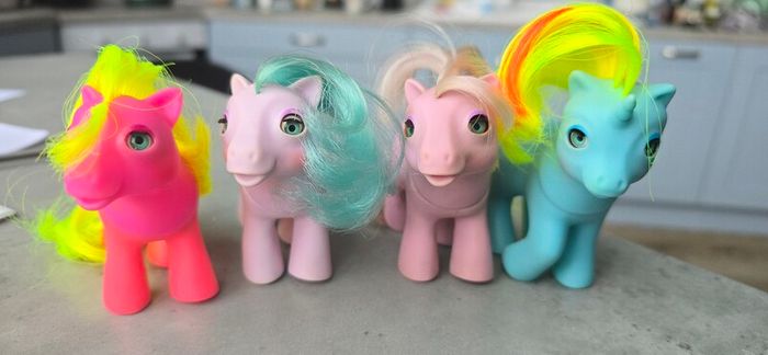 4 x Bundle of Beddy Bye Eyes BBE Babies MLP G1 My Little Pony