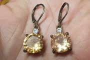 Vintage Zirconia Earrings