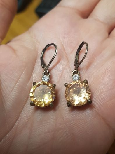 Vintage Zirconia Earrings