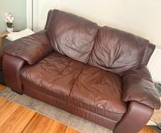Leather sofa