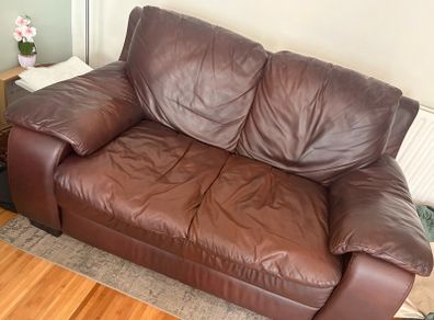 Leather sofa
