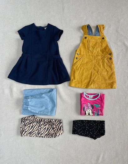 6 Pieces Girl Clothing Bundles 2-3 Years Old, 98cm