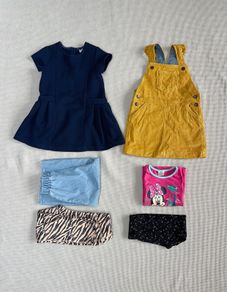 6 Pieces Girl Clothing Bundles 2-3 Years Old, 98cm