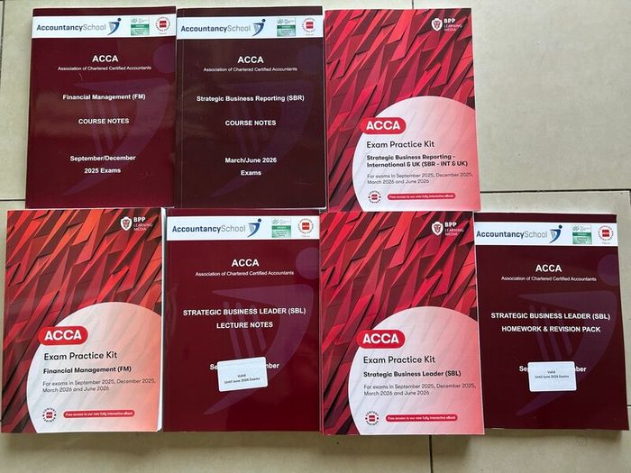 Acca Books (sbl, Sbr & Fm)