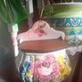 Antique Italian cermic salt cellar or tea bag caddy Image 7