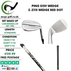 Ping S159 Wedge Lw 60 Degree.10S / Z-Z115 Wedge / Red Dot